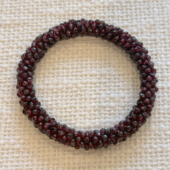 Garnet Nugget Bangles - Picture 6 of 6